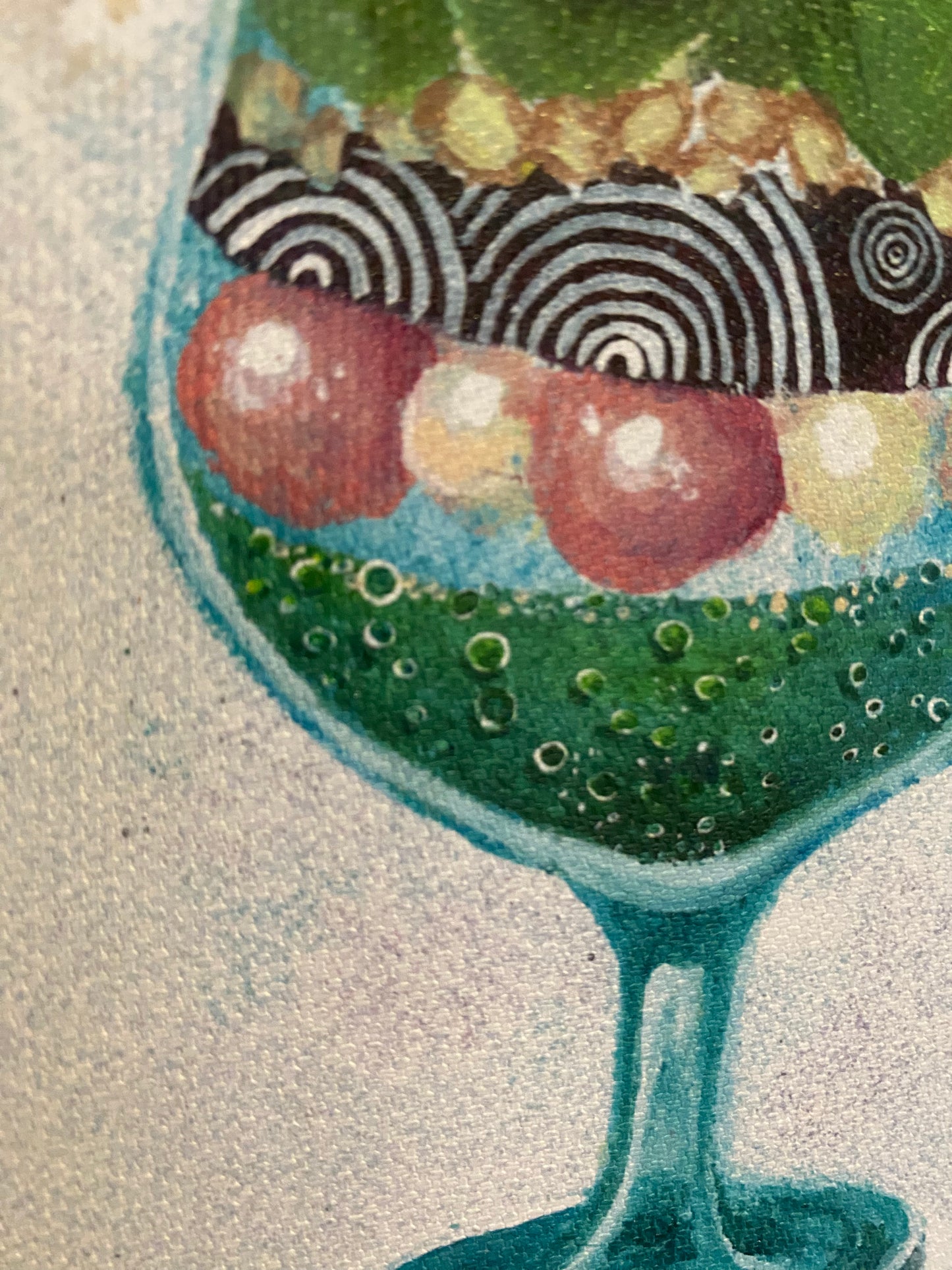 【print】my room parfait / japanese green tea