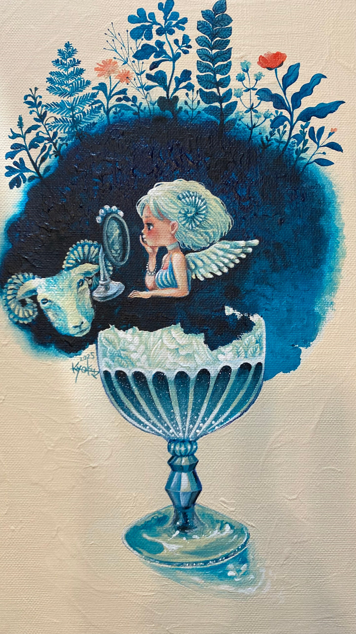 my room parfait【Blue sheep】